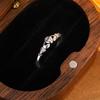 Retro Simple Hand-held Love 925 Sterling Silver Personality Opening Rings  R077