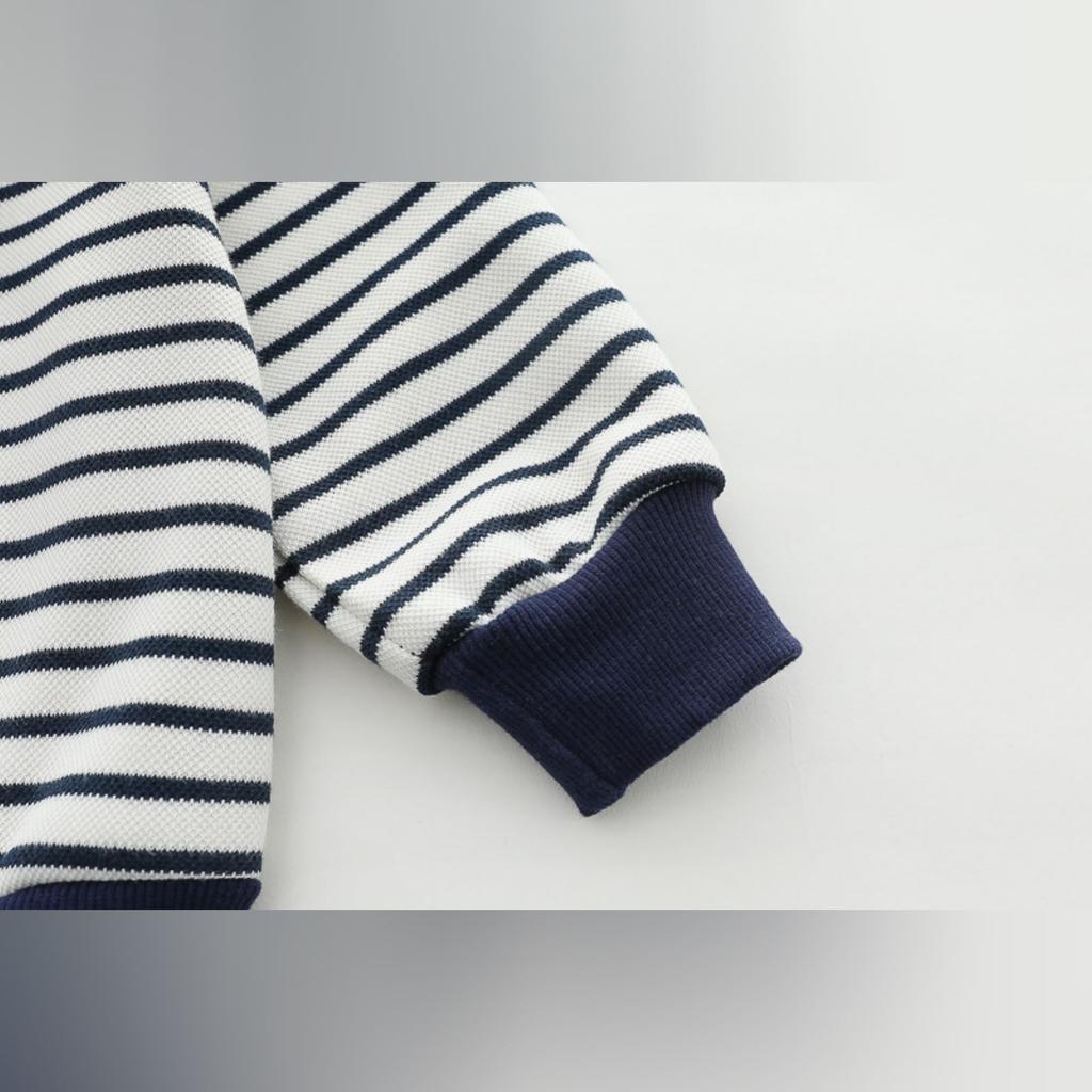 Uformelt langermet sett for barn, komfortable hverdagsantrekk