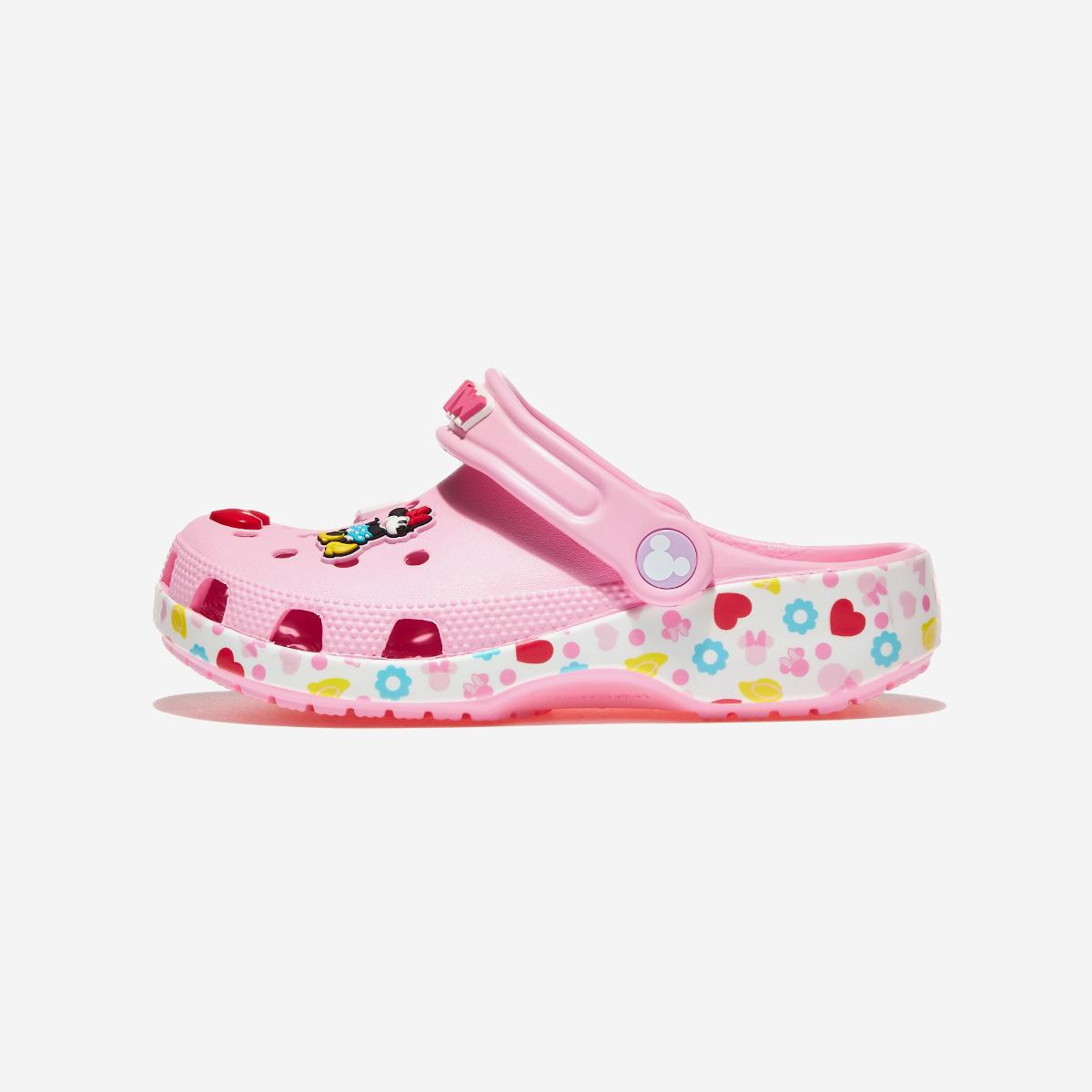 

[Crocs] Mickey Friends Minnie Classic Clog Kids, CRS211147, 1010113869, Popular Korean Shoes 220
