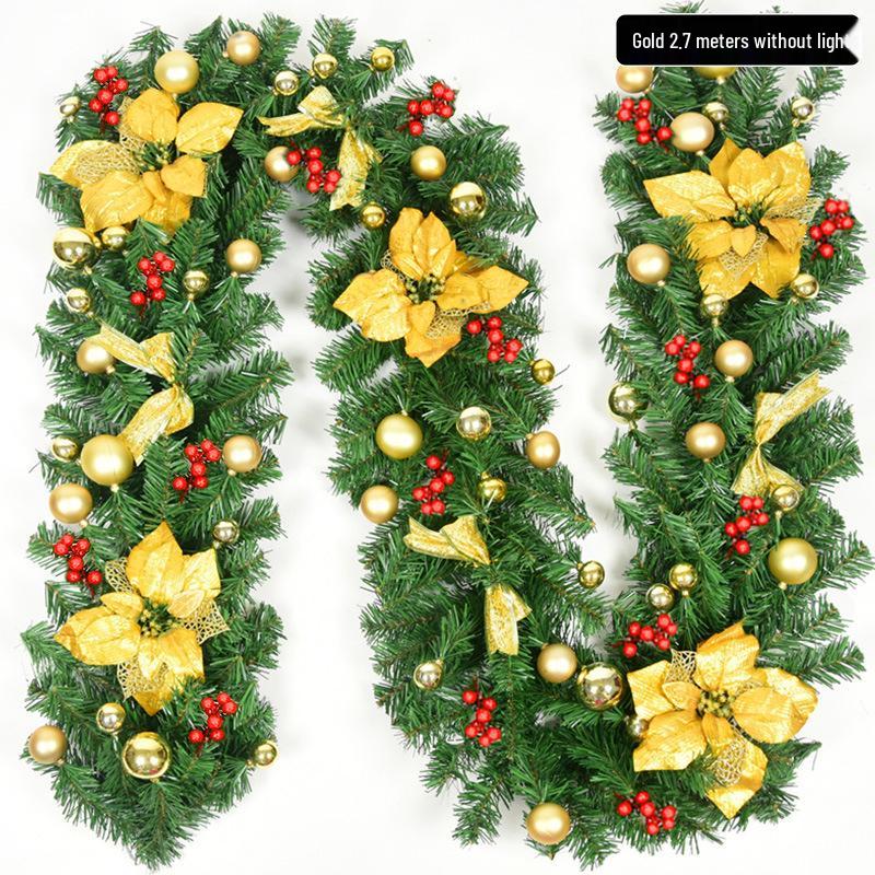 2.7m Christmas Garland for Decoration - Tree, Wreath, Wall, Door Hanging, Hotel, Shopping Mall Display
