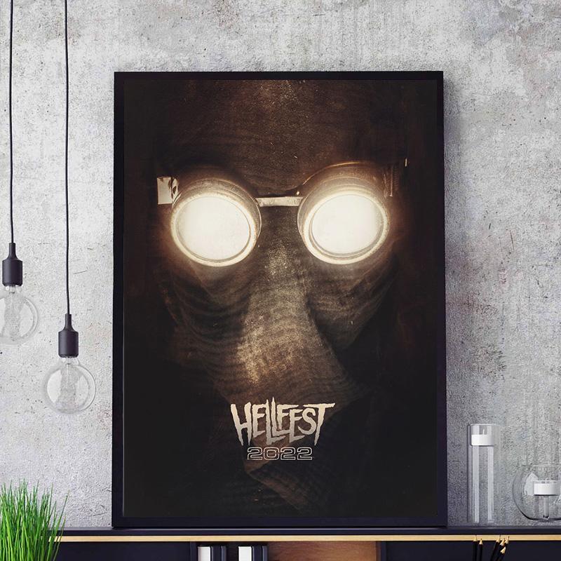Hellfest Lineup 2022 Poster Metal Music Festival Wall Art Picture Canvas HD Print Bedroom Mural Home Decoration Painting Cuadros