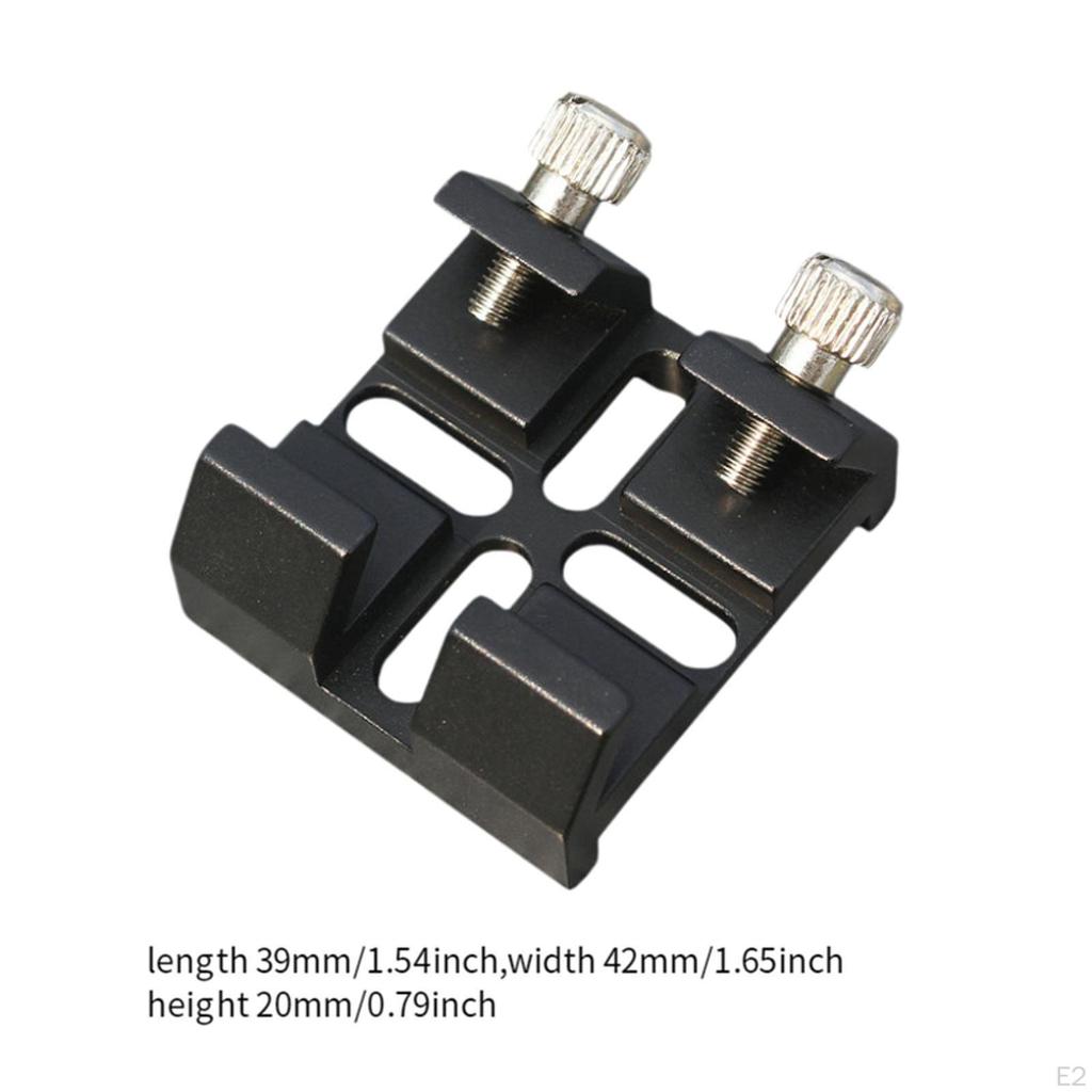 Adaptor Suport Montură Lunetă Căutătoare Profesional Universal Astrofotografie Aliaj Aluminiu Bază