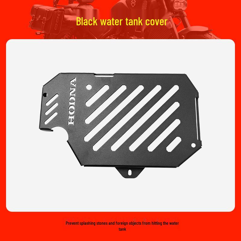 Compatible Accessories for Honda NS150XC: Bumper, Exhaust Pipe, Crash Bars, Radiator, and Exhaust Covers.