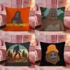 SSassy The SasquatchS Funny Cushion Cover Premium Comfort Reversible Pillow Cove Two In One Design For Any Room  Car Interior
