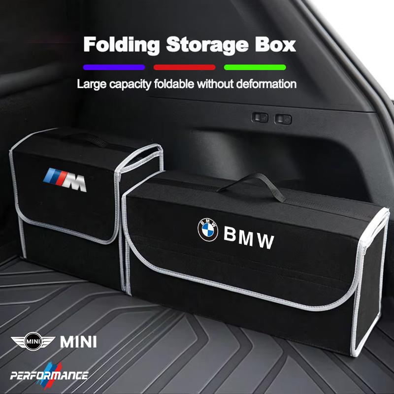 Car Trunk Organizer Box Large Capacity Folding Storage Bag For BMW Performance X5 X6 F20 E93 GT G30 E48 i3 i4 G07 M3 M5 F93 F92