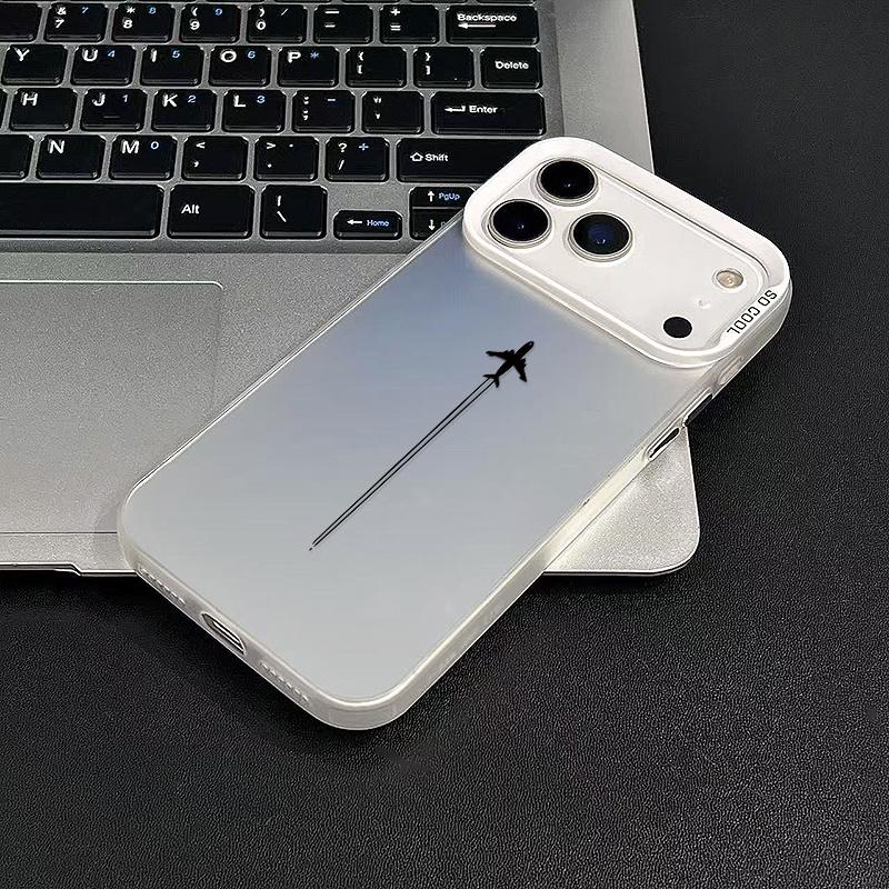 Airplane Tail Pattern Phone Case for iPhone 17 16 15 14 13 12 11 Pro/Max/Plus Anti Drop and Anti Shock Rear Cover