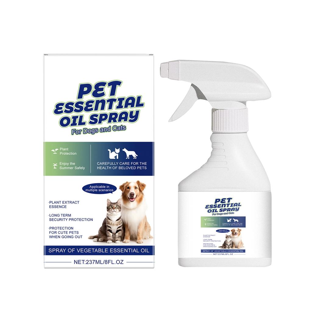 Herbal Flea And Serum Oil Spray And Fresh Herbal Scent Care Spray,237ml