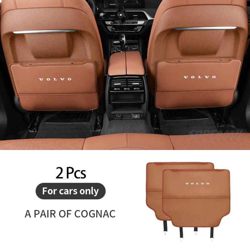 

Volvo XC40 XC60 XC70 XC90 V40 V50 V60 V70V90 S40 S60 S80 S90C70 Car Seat Back Storage Bag Rear Backrest Protection Anti-kick Pad