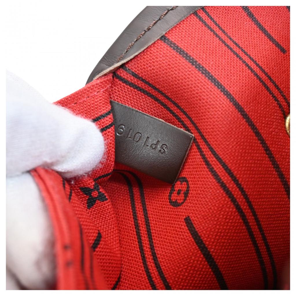 Auth Louis Vuitton Damier Neverfull MM Tote Bag Lv9980zb