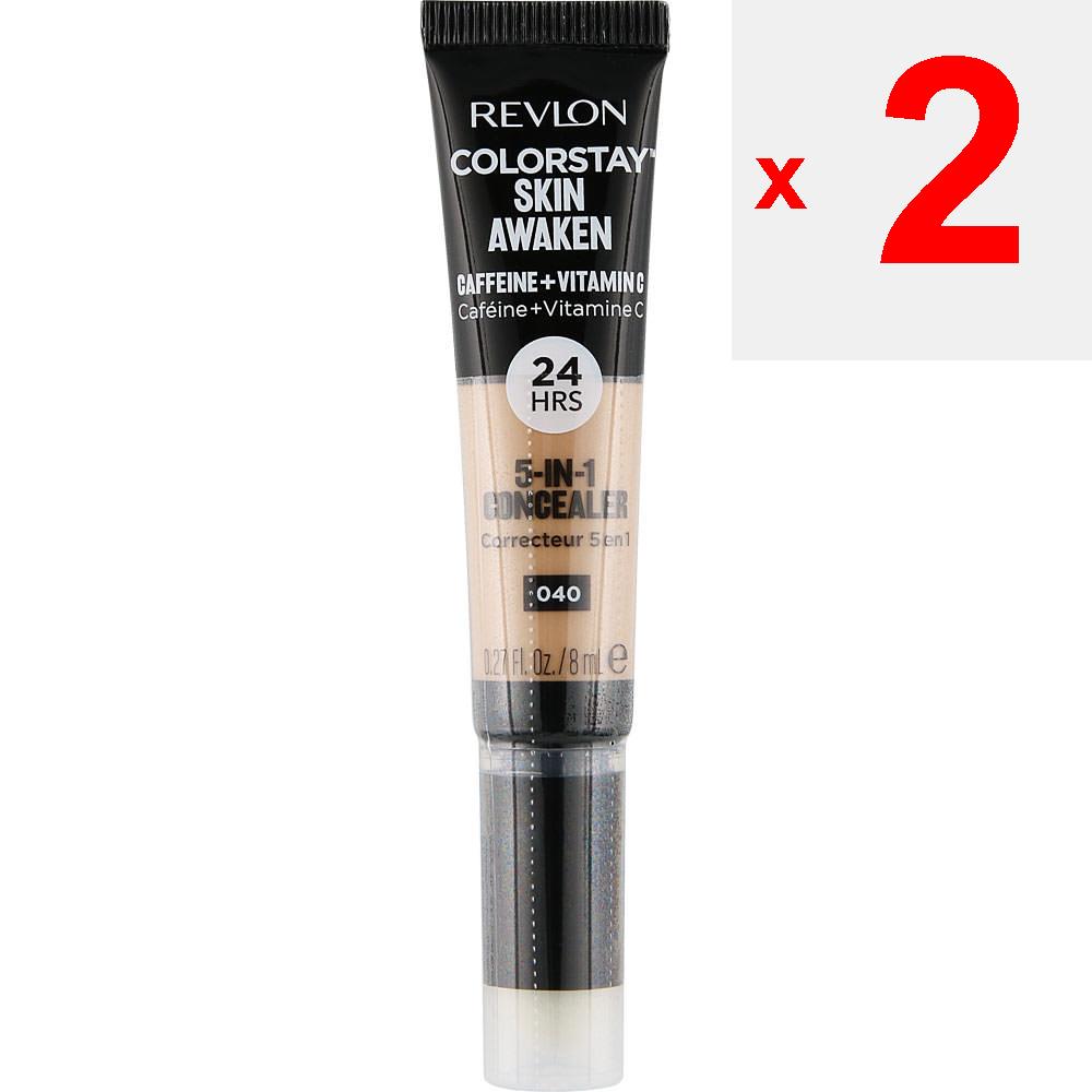 Revlon ColorStay Skin Awaken Concealer 040 Skin Makeup Apply Concealer Soaked Into a Sponge and Place It Gently On Areas Where Dark Circles, Dark Circ