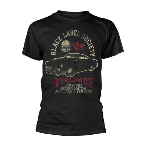 Black Label Society Unisex Adult Hell Riding Worldwide T-skjorte
