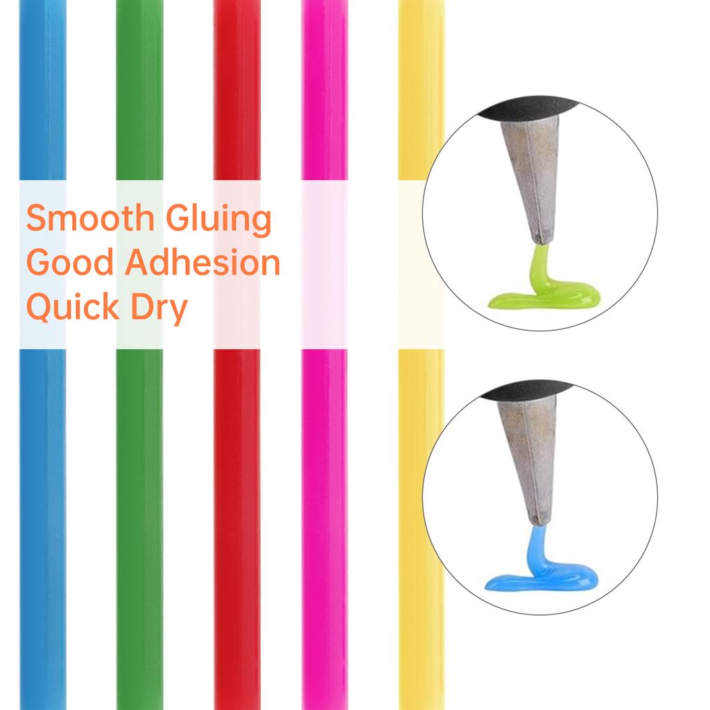 10pcs/30pcs Colored Hot Melt Glue Sticks 7x100mm for DIY Art Craft Stamp Repairs Gluing Projects, Adhesive Purpose Glue Stick Standard