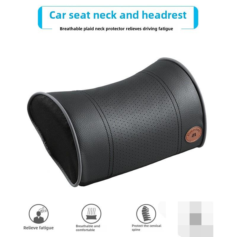 

Подушка для шеи из кожи с эффектом памяти, подголовник для автомобиля Side Support 24*19.3*8.8, Rear Support 24*15*10