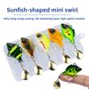 5pcs Rotating Glitter Fishing Lures Kit Vibration Bait Fishing Lures Hooks  Fishing Tool