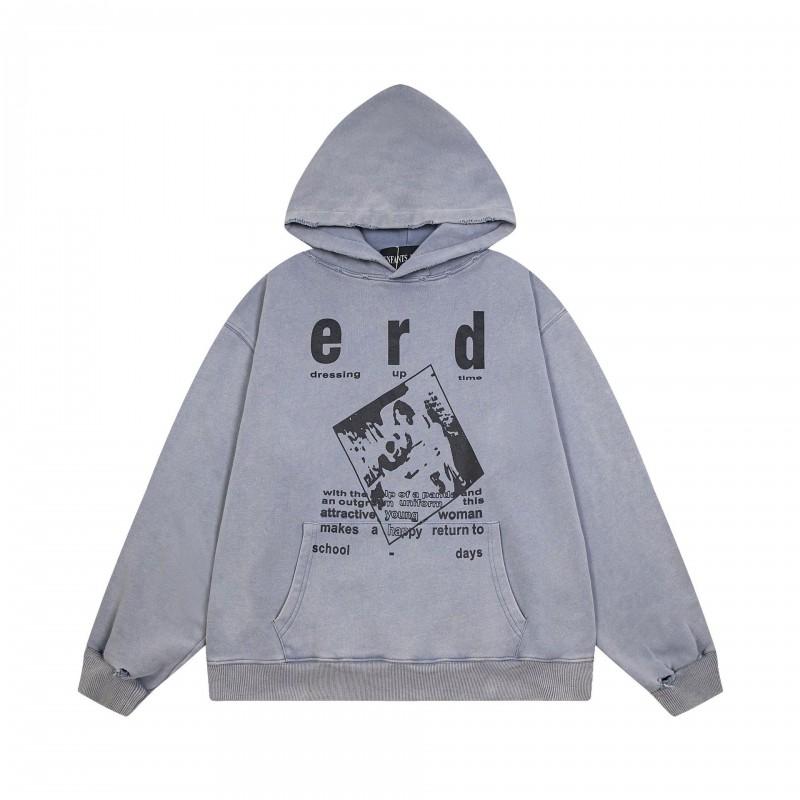 2025 Unisex Oversized Hooded Sweatshirt With Vintage Character Print Loose Fit Streetwear Casual Top
