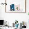 2Pcs Magnetic Bookshelf Whiteboard Reusable Metal Display Stand with Strong Magnetism Floating Book Holder
