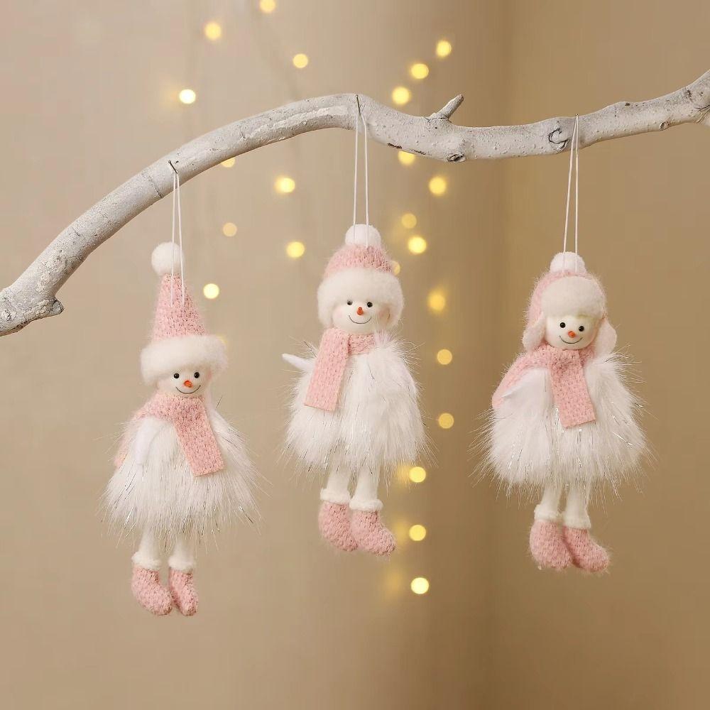 Creative Hanging Snowman Dolls Elegant Christmas Tree Decoration Snowman Ornaments Home Decor