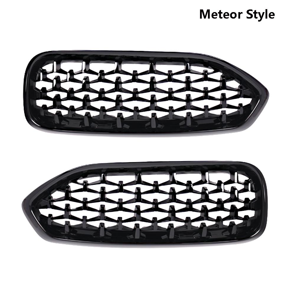 2PCS Car Kidney Hood Radiator Grille Diamond Styling Front Bumper Racing Grills For BMW Z4 G29 - 51138091295 51138091296