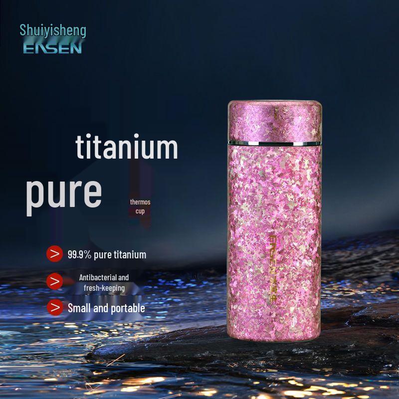 Shuiyisheng T826 Reines Titan Mini Tragbare Thermoskanne