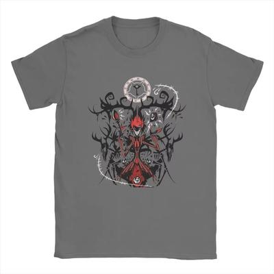 Alastor Hazbins Hotels Camisetas para Hombre Camisetas Únicas Manga Corta Cuello Redondo 100% Algodón Tops Originales