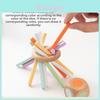 Wooden Take Color Balance Stick Game Children Puzzle Toy Set For Kids Fine Motor Skills And Concentration Development
