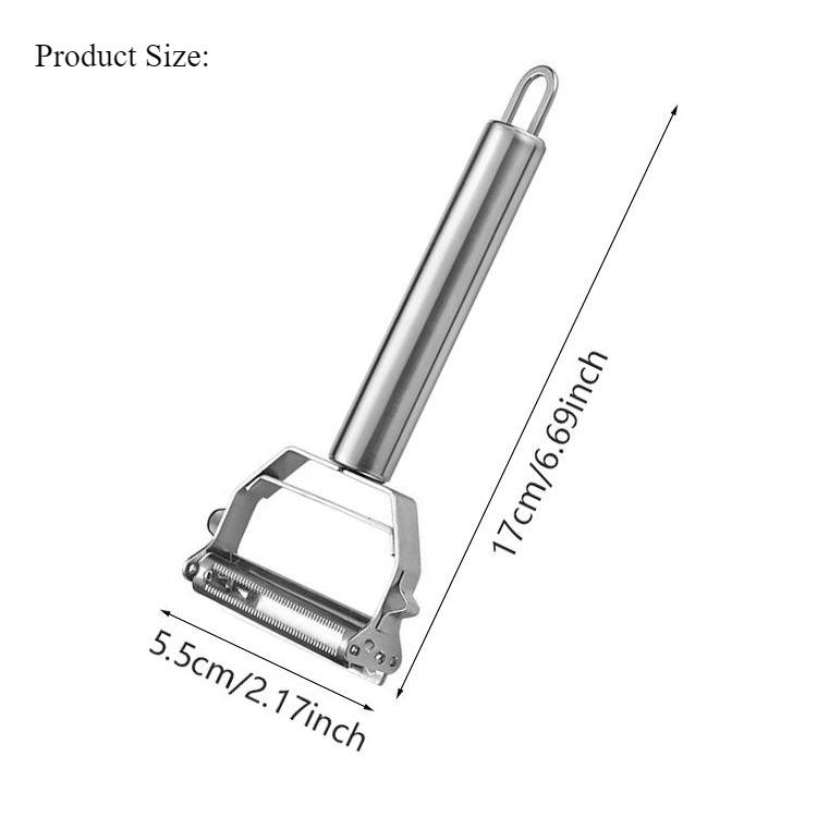 Stainless Steel Vegetable Peeler Multi-Functional Potato Peeler Fruit & Potato Slicer Vegetable Shredder for Kitchen Accessories Cooking Tools