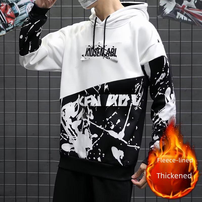Men's Spring/Autumn Gradient Hip-Hop Hoodie - Trendy, Cool Style Top