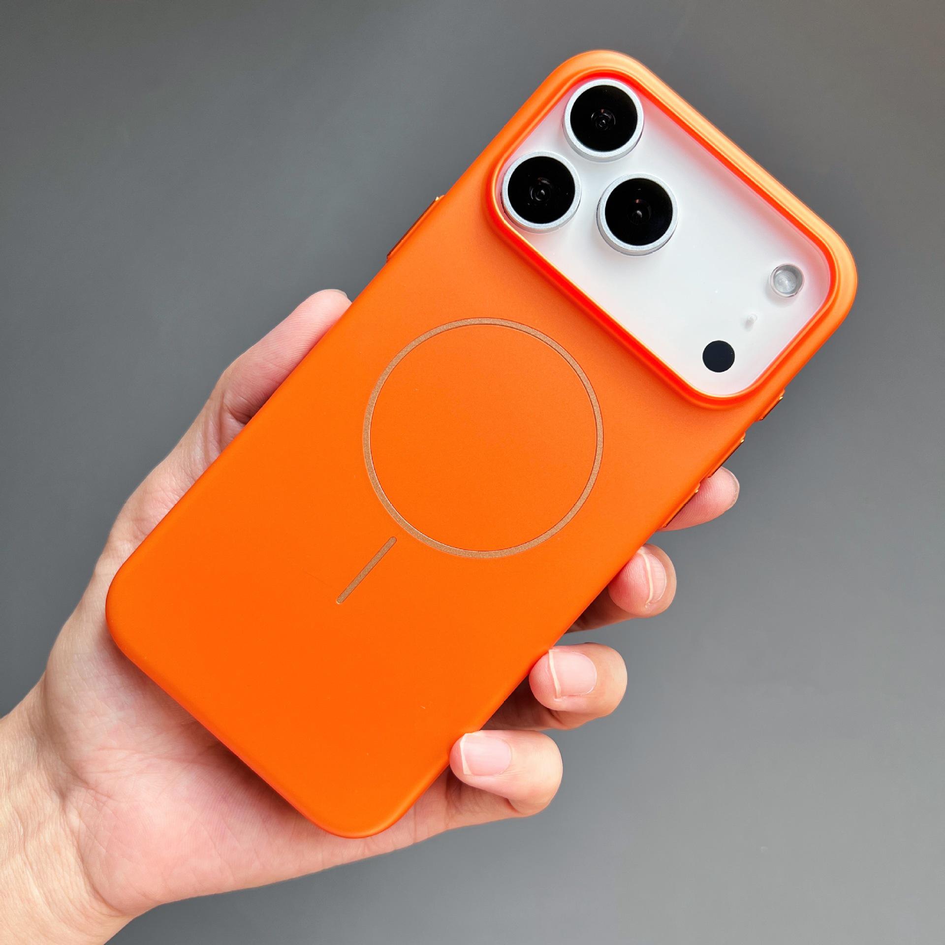 

iPhone 17 Pro Max Soft Magnetic Case, Second Gen, Wireless, Solid Color, Anti-Fall Protection iPhone 17 Pro