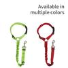 Adjustable Dog Car Safety Harness Elastic Pet Seat Belt Reflective Restraints For Small Medium Puppies Vehicle Travel Security