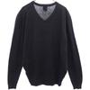 Pretty Green Wool Blend One Point Embroidery Long Sleeve V Neck Sweater Men's Used