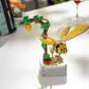 Compatible Lego Insect & Animal Building Blocks: Educational Flower Assembly Toy & Holiday Gift for Kids' Desktop Ornaments