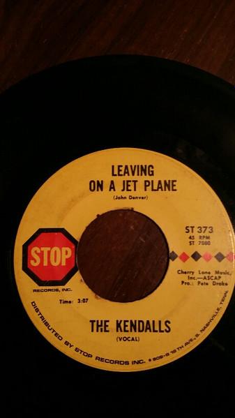 

7inch Record KENDALLS - Leaving On A Jet Plane ST373 Stop 1970 US Country/Folk Used