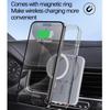 Car Air Vent Magnetic GPS Phone Holder Stand Wireless Charger For Magsafe iPhone 17 16 15 14 13 12 Pro Max Cell Fast Charging