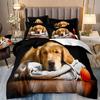 Animal Cat Quilt Cover Sets For Girls Microfiber Bedding Set Single Bed Soft And Comfortable Bed Linen 1 Bedrooms 135x200