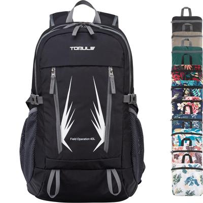 Mochila TOMULE para Caminhada ao Ar Livre Grande de Emergência Pequena para Viagem Caminhada 40L, Mochila, Dobrável, Capacidade, Impermeável, Mochila, Leve, Mochila de Dia,