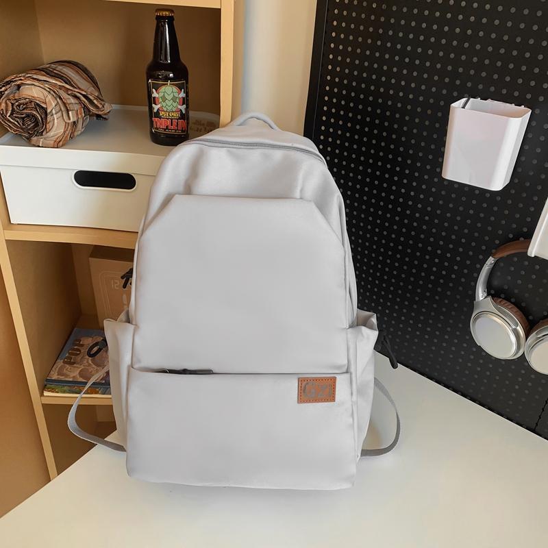 Studentenrucksack, Herren-Sportrucksack, einfarbig, Reiserucksack für Damen und Mädchen