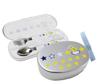 Lunch Set for Kindergarten Lunch Box with Inner Cutlery Smiley Star Pattern Two-Piece (Aluminum Lid, Set)