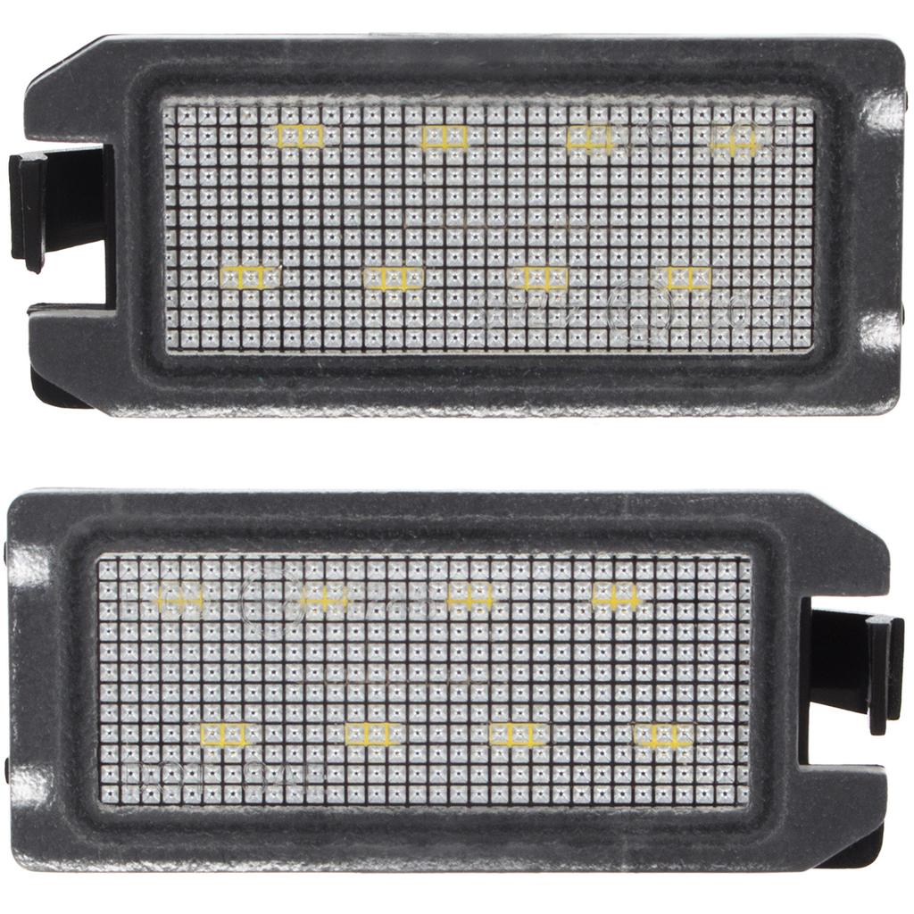 Fiat 500 13-19 LED license plate lights 2 pcs set