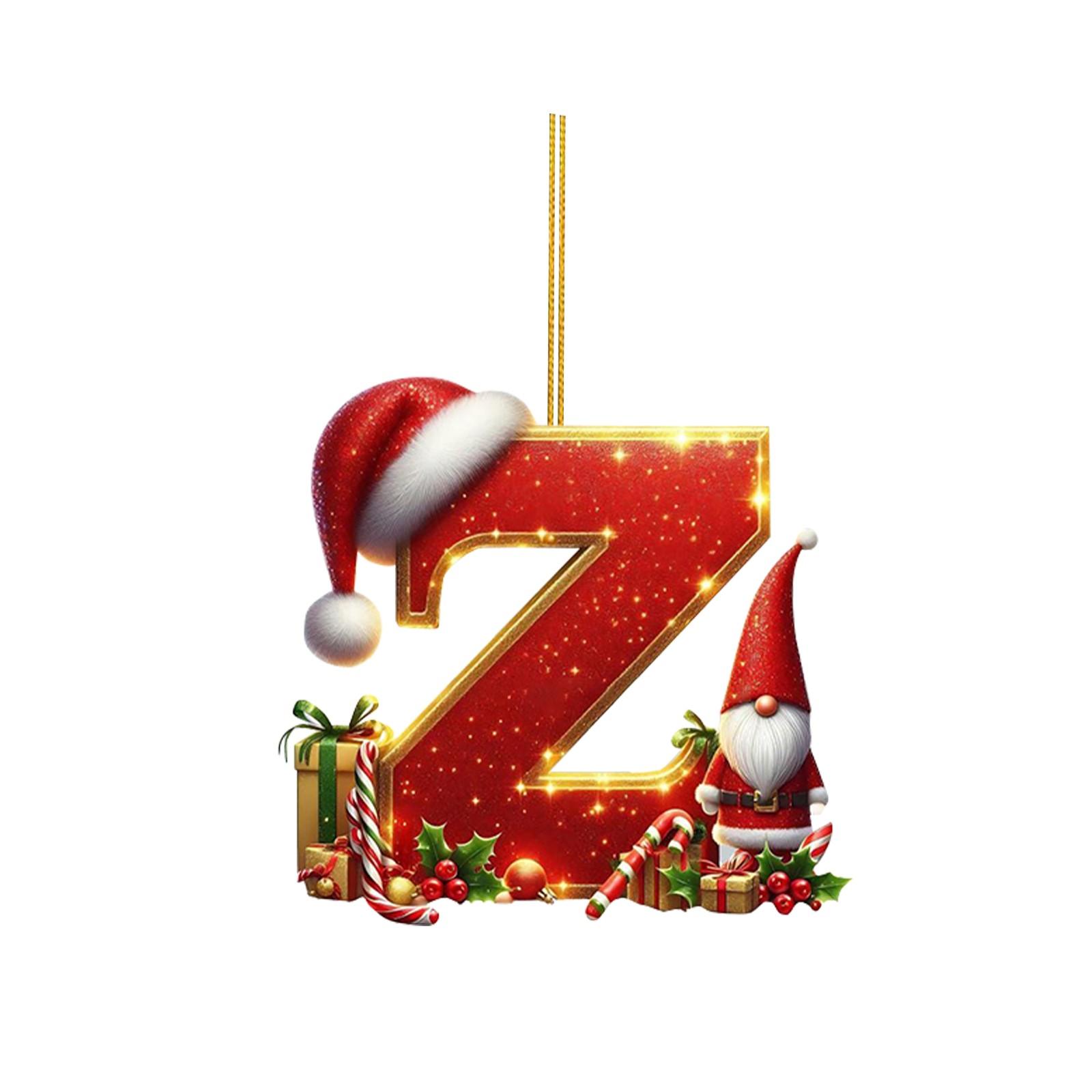 

26 букв,Рождество,Украшения,Акрил,1 One Size