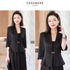 High End Chiffon White Small Suit Jacket for Women's New Fashion Slim Fitting Small Suit Casual Short Top
