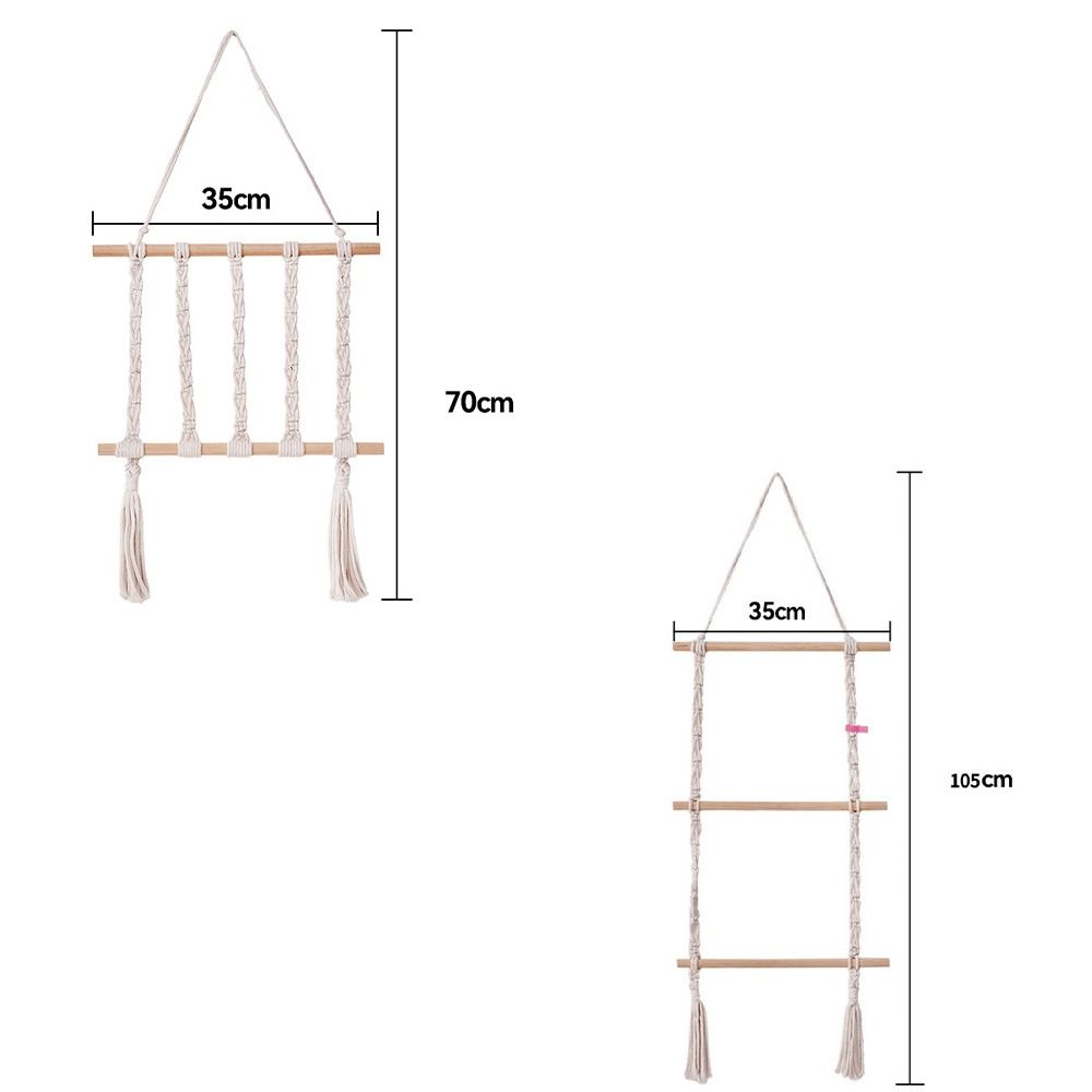 Handmade Decorative Shelf Wall Mounted Storage Rack Wall Art Wall Hanging Pendant Gift