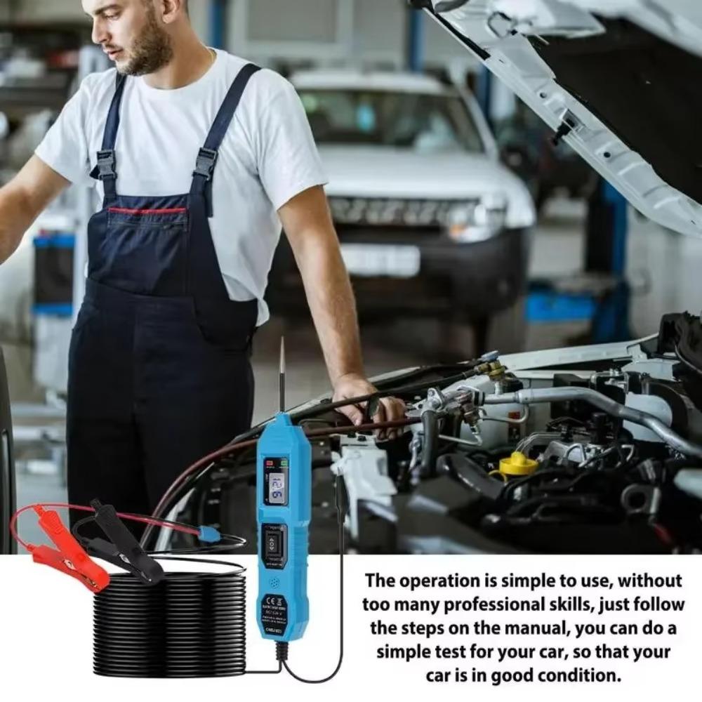 Test ciągłości Wielofunkcyjny tester obwodów samochodowych 8A Zestaw sondy obwodu zasilania samochodu Samochód