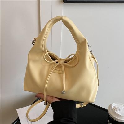 Bow Handbag Women's New Fashion Versatile Casual Shoulder Bag Messenger Bag