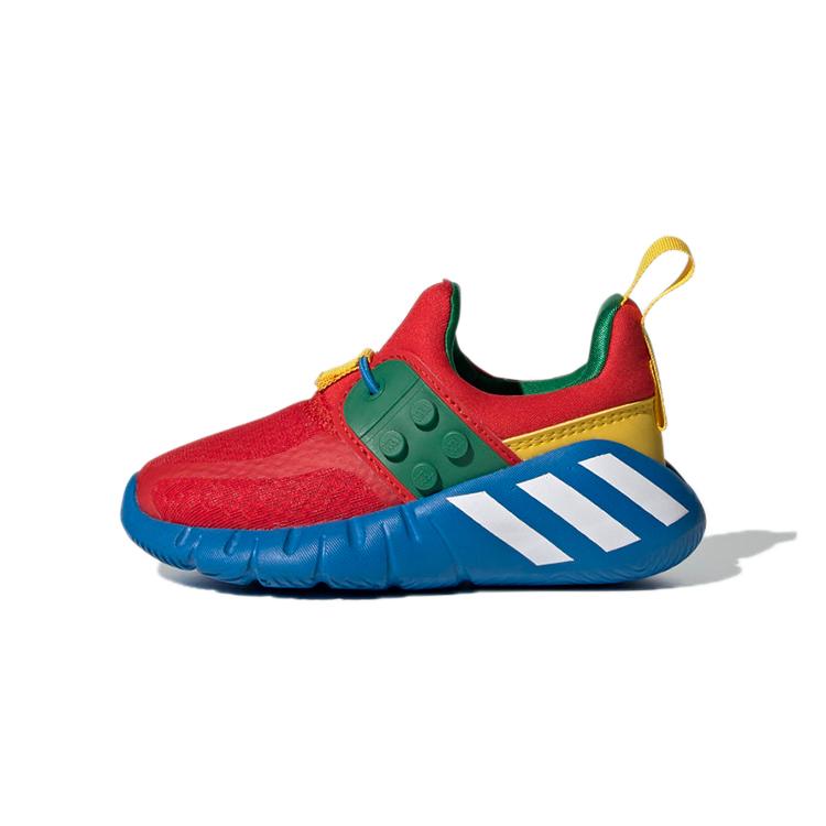 

LEGO x Adidas Rapida Нескользящие Дышащие Низкие Детские Кроссовки Красный Синий Младенец И Малыш 27