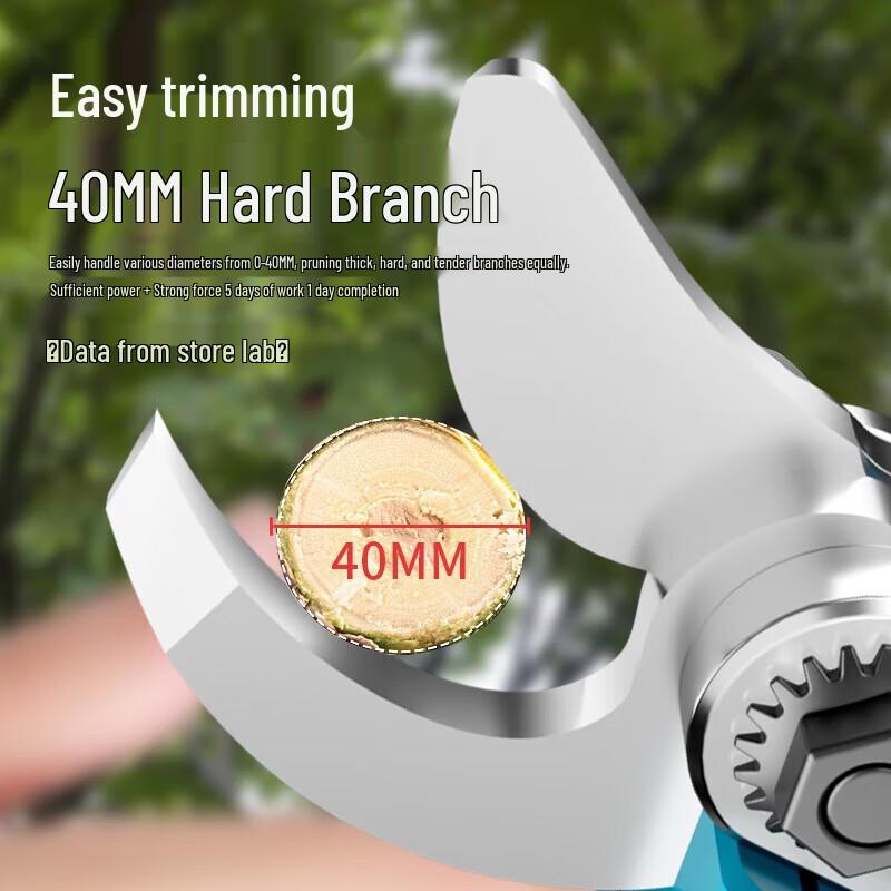 Cordless Electric Pruning Shears with Digital Display CN plug (adapter included)