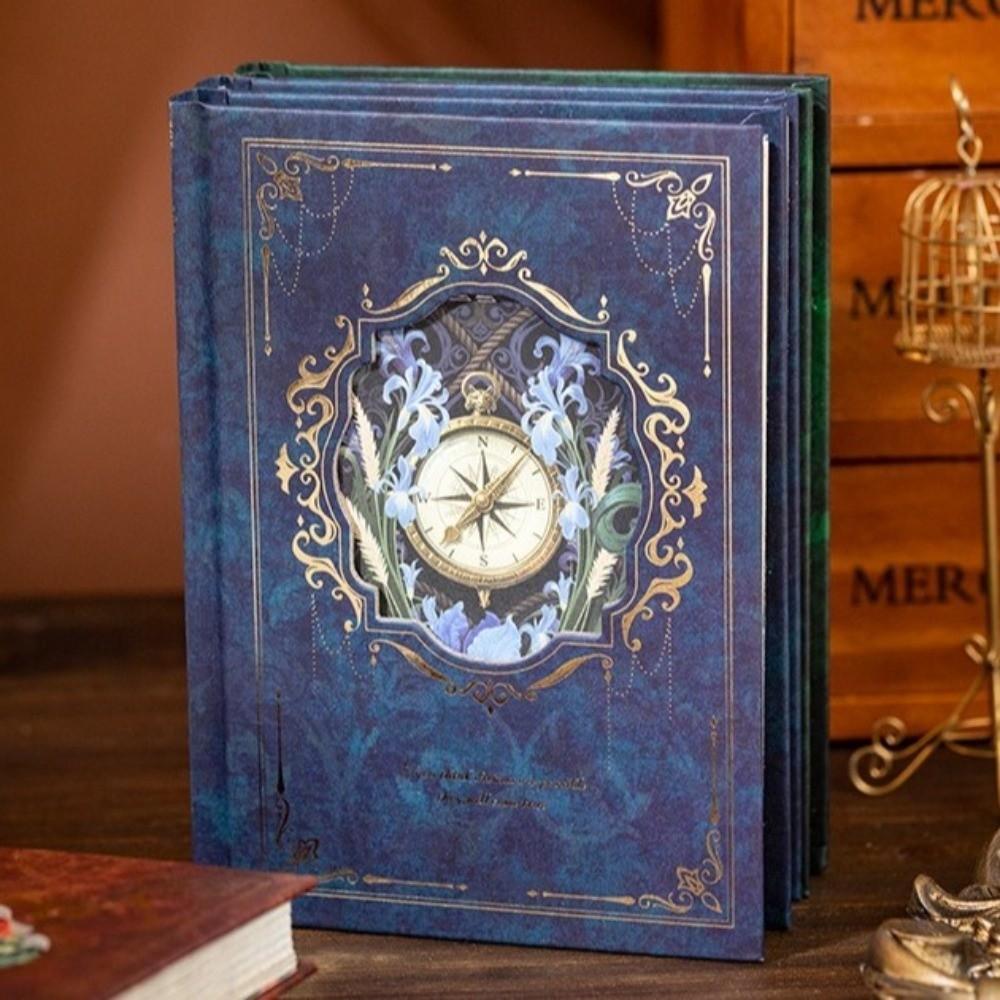 Flower Butterfly Printed Vintage Hardcover Notebook 192 Sheets Planner Notebook Unisex
