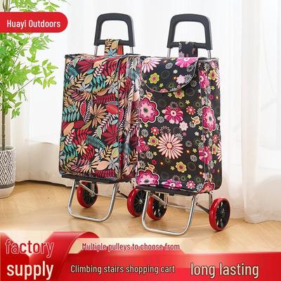 Foldable Heavy-Duty Trolley for Home and Grocery Shopping