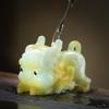Color-Changing Pixiu Tea Pet with Gold Ingot - Tea Table Decoration & Kung Fu Tea Set Accessory