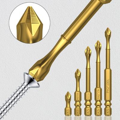 Magnetický křížový šroubovák Protiskluzový šroubovací bit PH2 Vrtací bit