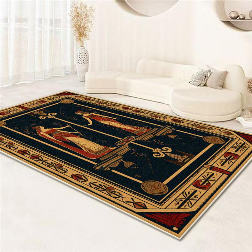 Luxury Large Size Non-slip Carpet Living Room Border Soft Room Decoration Aesthetic Bedroom Rugs Easy Cleaning Coffee Tables Mat